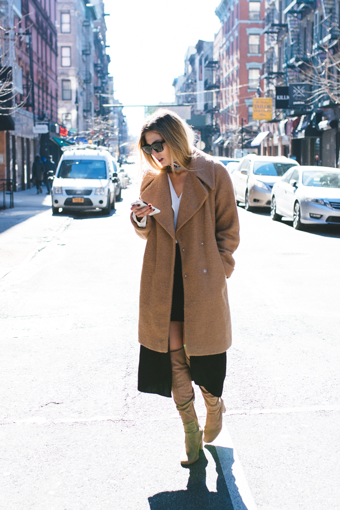 Camel Coat in NYC | Devon Rachel